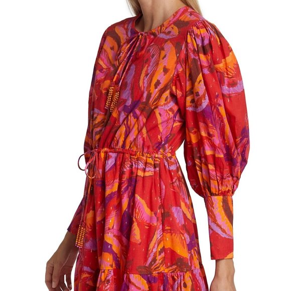 FARM Rio Banana Juice Cotton Minidress - Picture 3 of 7